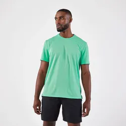 Laufshirt kurzarm Herren atmungsaktiv - Run 500 Dry hellgrün 2XL