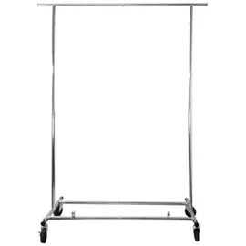 GERSO Garderobenständer Klappbar 130 cm Verchromt