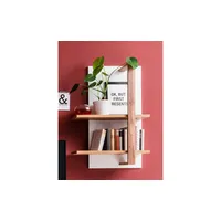 Sconto Wandregal Cali 65 x 26 x 96 cm Weiß