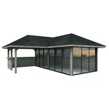 Palmako Bianca 5,88 x 3,19 m Grau