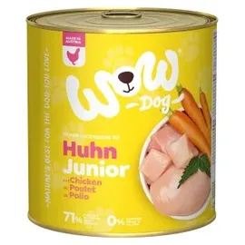 Wow Junior 800g Dose Hundenassfutter 6 x 800 Gramm Huhn mit Karotten