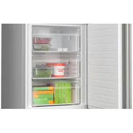 Bosch Serie 4 KGN392ICF Kühl-Gefrierkombination (363 l, 2030 mm hoch, Edelstahl)