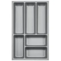 SOTech Orga-Box 3 29,1 x 5,05 x 47,3 cm 3-tlg. silbergrau