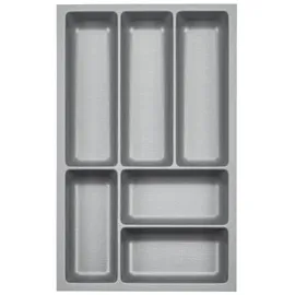 SOTech Orga-Box 3 29,1 x 5,05 x 47,3 cm 3-tlg. silbergrau