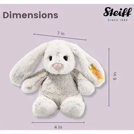 Steiff Soft Cuddly Friends Hoppie Hase 18 cm hellgrau