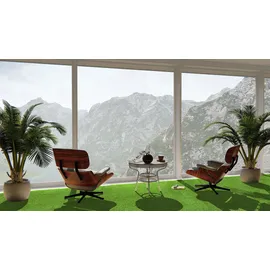 MY HOME »Rasenteppich MERAN, Made in Netherlands« rechteckig 40 mm Höhe natürliche Optik, wasserdurchlässig, für Balkon, Terrasse & Garten