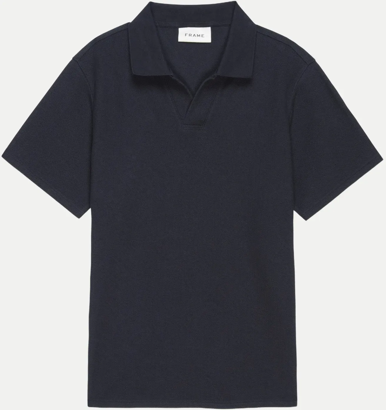 lässiges Poloshirt Jacquard Grau L