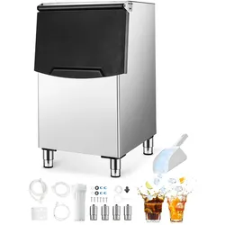 VEVOR Eismaschine Vorratsbehälter Eiswürfelmaschine (Eisbehälter) mit Filter
