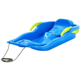 vidaXL Schlitten mit Bremsen Blau (87x40x18)