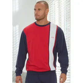 H.I.S. H.I.S Pyjama in marine-rot-weiß, | Gr. (S),