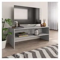 Furnicato TV-Schrank Betongrau 100x40x40 cm Holzwerkstoff