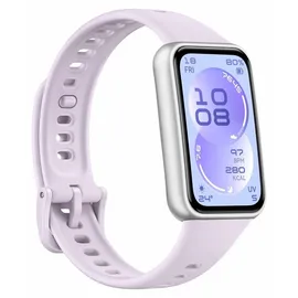 Huawei Band 11 Silber 28,2 mm Polymergehäuse Fluorelastomerarmband Violett