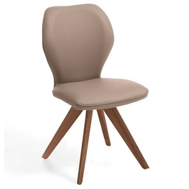 Niehoff Sitzmöbel Colorado Trend-Line Design-Stuhl Gestell Wild-Nussbaum - Polyester Atlantis sand