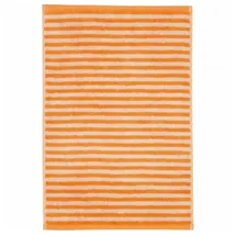 CAWÖ Campus Ringel 955 Gästehandtuch 30 x 50 cm mandarine