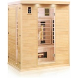 Luxus LED Infrarotsauna Dual-Therm Sauna Infrarotkabine Wärmekabine Vollspektrum