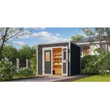 Nordic Holz Felix 2 2,50 x 2,58 m Grau