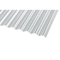 Polycarbonat Wellplatten klar Glatt Sinus 76/18 2,5 mm – Hagelsicher