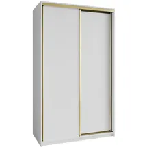 masseno Schwebetürenschrank NISSE 120 x 205 x 60 cm Weiß