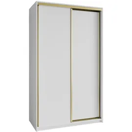 masseno Schwebetürenschrank NISSE 120 x 205 x 60 cm Weiß