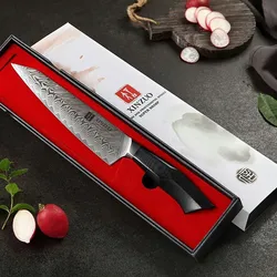 XinZuo Damascus Kochmesser - B32 Feng Serie