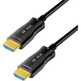 Logilink CHF0102 - HDMI-Kabel, A/M zu A/M, 4K/60 Hz, AOC, schwarz, 20 m