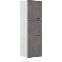 Impuls Küchen Wäscheschrank Prag 60 x 205,1 x 0 cm Grau