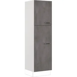 Impuls Küchen Wäscheschrank Prag 60 x 205,1 x 0 cm Grau