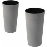Siena Garden Eco Locon Ø 30 x 57 cm Grau