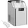 Homcom Eiswürfelmaschine, Ice Maker Edelstahl 24 Eiswürfel in 6-15 Min., 20kg/24h, 2,1L Wassertank, Selbstreinigend Eiswürfelbereiter mit Eissch... - Silber