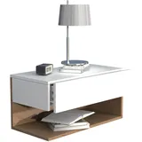 VCM Nachtschrank Usal 60 x 32 x 30 cm Weiß