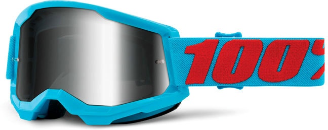 100 Percent Strata 2 Summit, lunettes miroirs - Turquoise/Rouge Argent/Réfléchissant