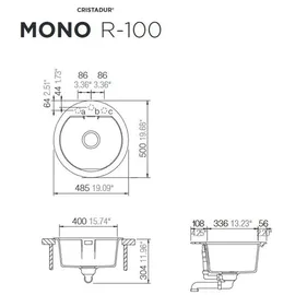 Schock Einbauspüle Mono R-100 A Polaris