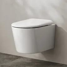 Kronenbach Tube Wand-WC mit WC-Sitz Weiß
