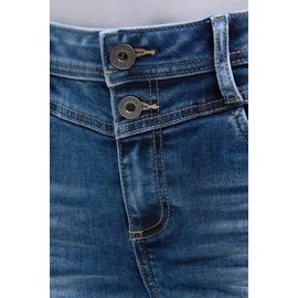 Soccx Damen, Jeans, Bermuda HA:NNI regular fit, Ocean Blue, 34 - 34W