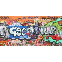 Express Küchen Küchenrückwand EXPRESS KÜCHEN "Graffiti", bunt, B:120cm H:55,9cm, Holzwerkstoff, Spritzschutzwände