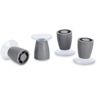 Zeller Füße für Herdabdeckplatte, Set 4-tlg., Kunststoff, ca. Ø