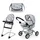 Bayer Design 13707AB Puppenwagen Grau