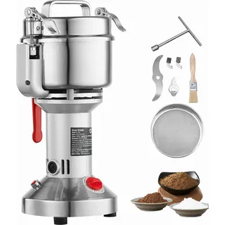 Vevor Elektrische Getreidemühle 2000W Maschine Maismühle 550g Gewürzemühle