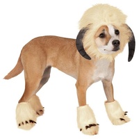 Rubie ́s Hundekostüm Star Wars Wampa, Original lizenziertes 'Star Wars' Kostüm für Hunde weiß M / Dackel