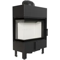 Kratki Kamineinsatz Lucy 12 Slim | Eckscheibe links |