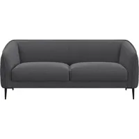 2,5-Sitzer FLEXLUX "Belle Designsofa, Couch, bequem durch Kaltschaum im Sitz", grau (dervit grau), B:188cm H:74cm T:89cm, 100% Polyester, Sofas, Skandinavisches Design, In hochwertiger Verarbeitung