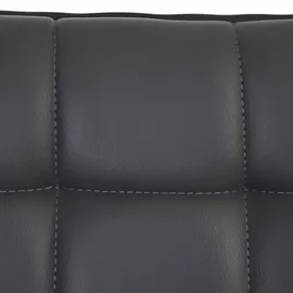 Mendler 2er-Set Esszimmerstuhl HWC-C41, Stuhl Küchenstuhl, höhenverstellbar drehbar, Kunstleder MVG-zertifiziert ~ grau