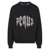 pequs Fleecepullover Sweatshirt Schwarz L
