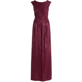 Vera Mont Damen Jumpsuit im Glitzer-Look 46, Rot/Grau - 46W