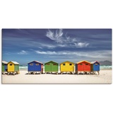 Artland Wandbild »Bunte Strandhäuser bei Kapstadt«, Strandbilder, (1 St.), bunt