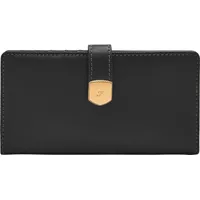 Fossil Geldbörse Lennox Lennox Tab Bifold Black schwarz - Schwarz