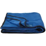 Cocoon Fleece Decke 200 x 160 cm Blau