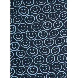 TRIGEMA Boxershorts mit freundlichem Smiley-Muster blau XXL 1er Pack