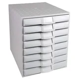 Exacompta 226040D 1x The system mit 8 Schubladen DIN A4+ - lichtgrau