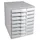 Exacompta 226040D 1x The system mit 8 Schubladen DIN A4+ - lichtgrau